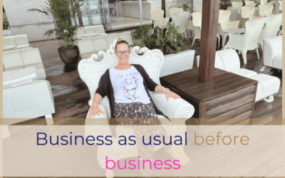 Business as usual before business